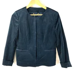  スキャパ SCAPA ジャケット タグ付き 裏地付き チャーム付き 長袖 サイドポケット 深緑 38サイズ 956273