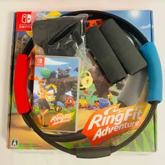 Switch リングフィットアドベンチャー セット リングコン／ゲームソフト／レッグバンド／変えグリップ ブルーレッド 動作確認済み