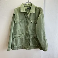 美品⭐️ ザラ ZARA ミニタリージャケット オリーブ色 木目調 オーバーサイズ 大きめ カジュアル シンプル ベーシック レギュラーカラー リブ