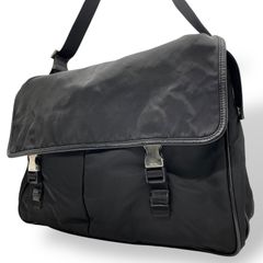美品 プラダ PRADA ショルダーバッグ メッセンジャーバッグ ナイロン