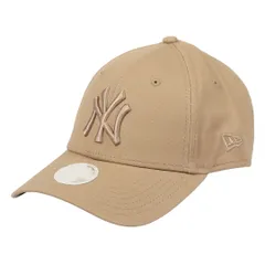 ニューエラ レディース キャップ ミニロゴ NEW ERA 9FORTY WOMEN 帽子 ブランド NY LA ロゴ メジャーリーグ ベースボールキャップ 女性 ニューヨーク・ヤンキース ベージュ