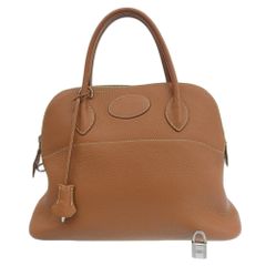 【本物保証】 エルメス HERMES ボリード31 □I刻印 ハンドバッグ トリヨンクレマンス ゴールド