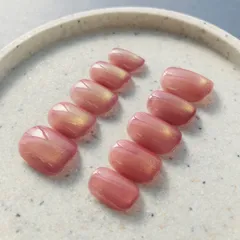 #32  現品 即購入可 ピーチシロップマグネットネイル ベリーショート 25469 付属品あり