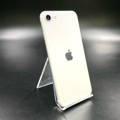 【全額返金保証】【最速発送】Apple iPhone SE（第2世代） 64GB ホワイト au 白ロム 動作確認済 77%