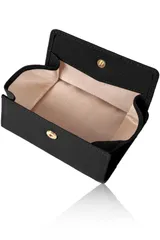 小銭入れ コインケース レディース カード入れ付き 【W監修 レザーソムリエ×カラーコーディネーター 女性の為のキャッシュレスBOX型小銭入れ 外側カード３枚 フリーポケット付】コンパクト 薄型 マルチ ミニマリスト (ブラック) [ブラック]