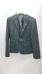 ◇ semanticdesign セマンティックデザイン テーラード 無地 ウール混 長袖 ジャケット サイズM ブラック メンズ E 1 【1301230025726】