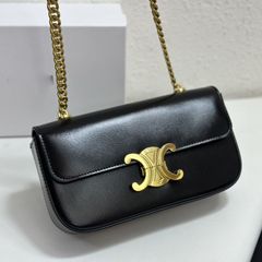 CELINE　セリーヌ ショルダーバッグ トリオンフ ブラウン　レディース　Celine009