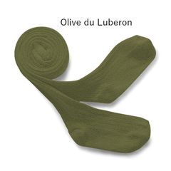 【新品・未使用】collegien(コレジアン) Louise 【Olive de Luberon】Ribbed Tights キッズ リブタイツ 【5990】