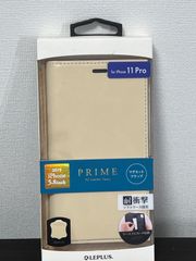 【未開封・未使用】iPhone11Pro用PUレザーケース　LEPLUS　LP-IS19PRIBG