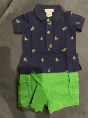 ラルフローレン　ポロシャツ　パンツ　セットアップ　2ピース