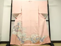 希少4Lサイズ　エレガントゴージャスな高級寿光織色留訪問着　高級袋帯　4点セット 希少4Lサイズ エレガントゴージャスな高級寿光織色留訪問着 高級