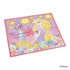 ランチクロス 43×43cm ラプンツェル25 （ ラプンツェル ナフキン ランチョンマット 弁当包み 三角巾 給食ナフキン 日本製 お弁当箱 弁当 弁当箱 包み 入れ 子供用 幼稚園 保育園 給食 キッズ 正方形 子供 ）
