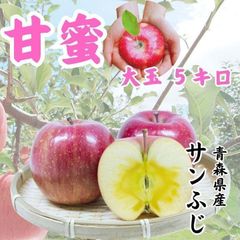 葉取らずりんご リンゴ 青森県産 サンふじ 大玉 数量限定 甘い 林檎 蜜