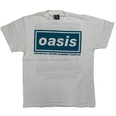 oasis オアシス definitely maybeバンドTシャツ 青白 XL - メルカリ