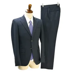 ONLY オンリー REDA 2パンツ 2つボタン シングルスーツ Y8 XL ダークグレー 暗灰色 チェック ノータック 本切羽 秋冬 5NH054 【送料無料】【中古】【メンズビジネス】202508