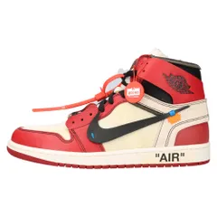NIKE (ナイキ) ×OFF WHITE THE 10 AIR JORDAN 1 CHICAGO AA3834-101 オフホワイト ザテン エアジョーダン1 シカゴ ハイカットスニーカー シューズのサムネイル
