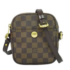 本物 ルイヴィトン LOUIS VUITTON LV リフト ダミエ エベヌ ショルダーバッグ ポシェット ブラウン N60009 Lift ビトン バッグ 中古 【フォロー割】