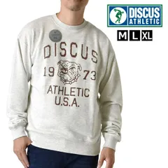 DISCUS ATHLETIC スウェット《90オートミール》新品 未使用 ディスカス アスレチック メンズ クルーネック USAコットン アメカジ【D3S】【ゆうパケット】ファッション メンズ M L XL 秋のサムネイル