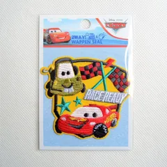 ワッペン アイロン ディズニー Cars カーズ マックイーン & メーター シール ミニカー D01Y2143 ビンテージ アウトドア