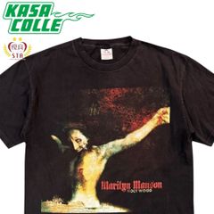 Marilyn Manson（マリリン・マンソン）"HOLY WOOD Guns,God,And Government" 00's ヴィンテージ ツアーTシャツ サイズLARGE
