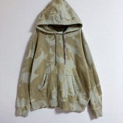 メンズ服タイダイ柄ブリーチ加工パーカーM 古着屋 リメイク 春秋冬物