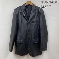 トルネードマート フェイクレザー モールスキン ジャケット M 美品 TORNADO MART - 00s tornado mart leather fur jacket レザーの