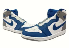 ナイキ NIKE 22年製 AIR JORDAN 1 RETRO HIGH OG TRUE BLUE エア ジョーダン 1 レトロ ハイ トゥルー ブルー AJ1 白 灰色 青 メンズ靴 スニーカー ブルー 29cm 104-shoes596