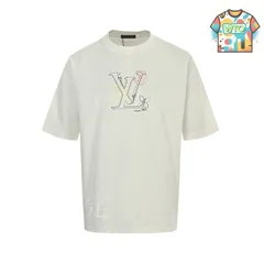 【今日WTO】Louis Vuitton 25SS 破線ロゴプリント ショートスリーブ-JH37