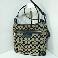 コーチ COACH シグネチャー 肩掛け 斜め掛け クロスボディ ショルダーバッグ カーキ ベージュ F14689 9590599e20250915