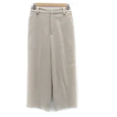 B&Y ユナイテッドアローズ BEAUTY&YOUTH ビューティー&ユース パンツ ストレート 七分丈 S ベージュ /HO40