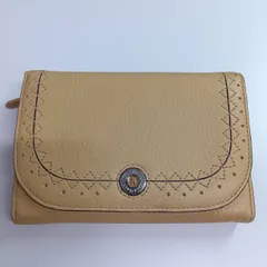 コールハーン　二つ折り財布　ベージュ
