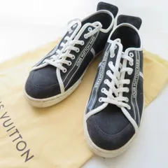 #aps ルイヴィトン LOUISVUITTON スニーカー 6 紺系 キャンバス ロゴ メンズ [900389]のサムネイル