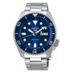 文字盤・ベゼル:ブルー [セイコーウオッチ] 腕時計 ファイブスポーツ Sports Style SBSA001 メンズ シルバー
