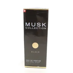 MUSK COLLECTION ムスクコレクション スイス製 オードパルファム 香水   BLACK フレグランス ナチュラルスプレー レディース 古着