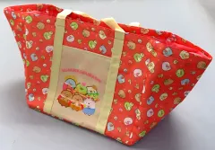 【中古】バッグ レッド ようこそ!たべもの王国 巾着保冷バッグ 「すみっコぐらし」