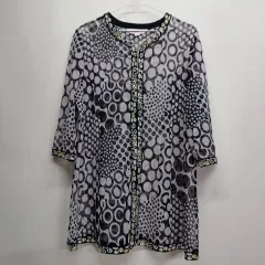 レディース カン・ホジン レース ロング ブラウス 100 サイズ 夏 51515