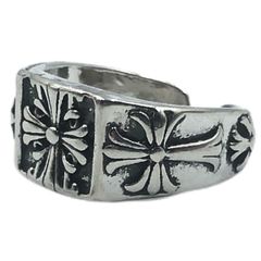 シルバーアクセサリー デザインリング カレッジリング シルバー925 193A