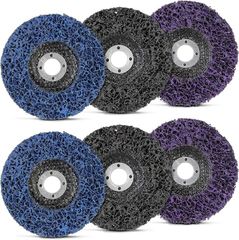 SENJWARM クリーニングディスク 研磨 6個セット サビ落とし グラインダー サビ取り 塗装剥がし DIY木材 つや消し 研削金属 サンダー ペンキ 下地処理 DIY作業用