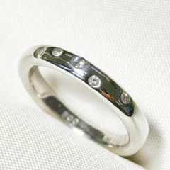ショーメ リング ダイヤ 7P エターナルリボン 50号 Pt950 - メルカリ