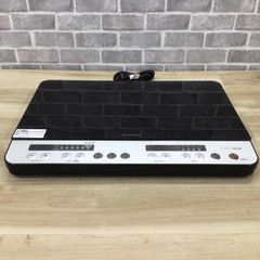 アイリスオーヤマ IHクッキングヒーター 2口 1400W  IHK-W12-B 2019年製【中古】