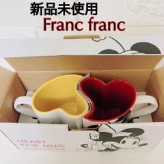 新品未使用★Francfranc♡フランフランディズニーミッキー&ミニーペアマグ