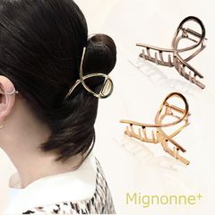 ヘアアクセ ヘアクリップ バンスクリップ リボン 輪っか ヘアアクセサリー ヘアー クリップ シンプル 大人っぽい カジュアル レディース ヘアアクセサリー かわいい おしゃれ 大人可愛い 上品 お洒落 まとめ髪 レディース ヘアアクセ【mih-089】