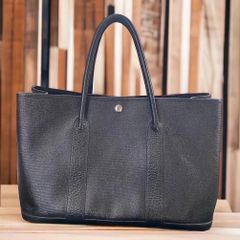 超美品！！ HERMES エルメス ガーデンパーティーPM トワルアッシュ 
