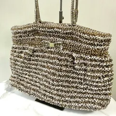 ANTEPRIMA アンテプリマ ハンドバッグ トートバッグ ワイヤーバッグ リボン ゴールド