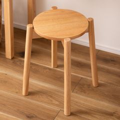 匠工芸 木製スツール オレンジ マッシュルームスツール - メルカリ