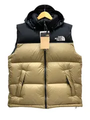 THE NORTH FACE (ザノースフェイス) Nuptse Vest ベスト ND92557 L ブラック×クラシックカーキ メンズ/036