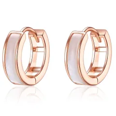 ピンクゴールド リングピアス シルバー925 両耳 レディース人気