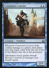 【中古】マジックザギャザリング [C]：Crosstown Courier/都市内の急使