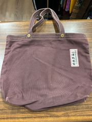 一澤帆布製 トートバッグ ダック生地 パープル系 A-525