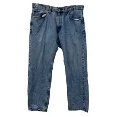 Levi's 505 デニムパンツ W36 インディゴブルー リーバイス ジップアップ カジュアル アメカジ コットン100% ジーンズ 2509-655
